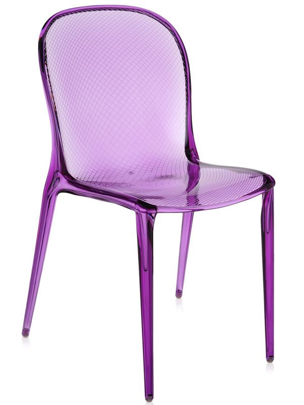 Thalya Chaise Kartell de design en polycarbonate, empilable, pour