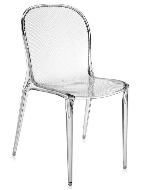 Thalya Chaise Kartell de design en polycarbonate, empilable, pour
