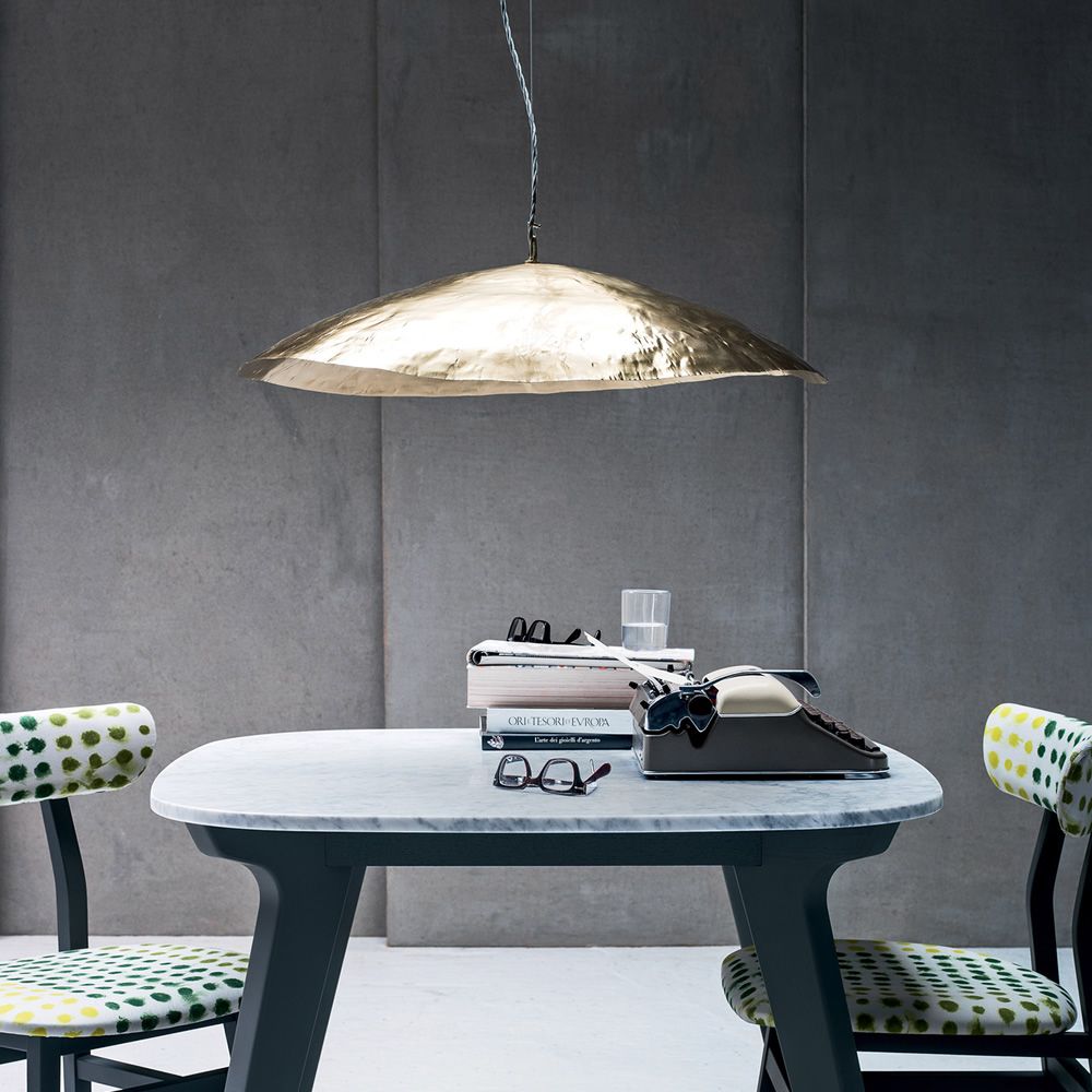 Brass Lampe    suspension  Gervasoni en laiton disponible 