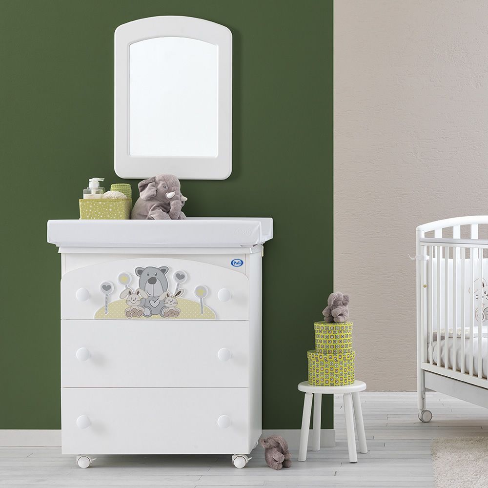 Joy F Pali Changing Table Baby Bath With 3 Drawers With Wheels