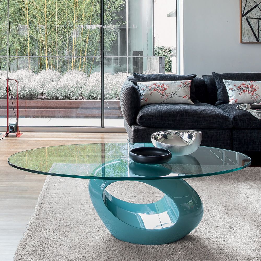 Dubai 6608 Tonin Casa coffee table made of agglomerated marble with