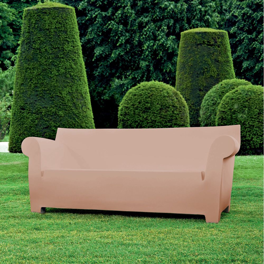 Bubble Club Sofa Canapé design Kartell, en polyéthylène pour jardin