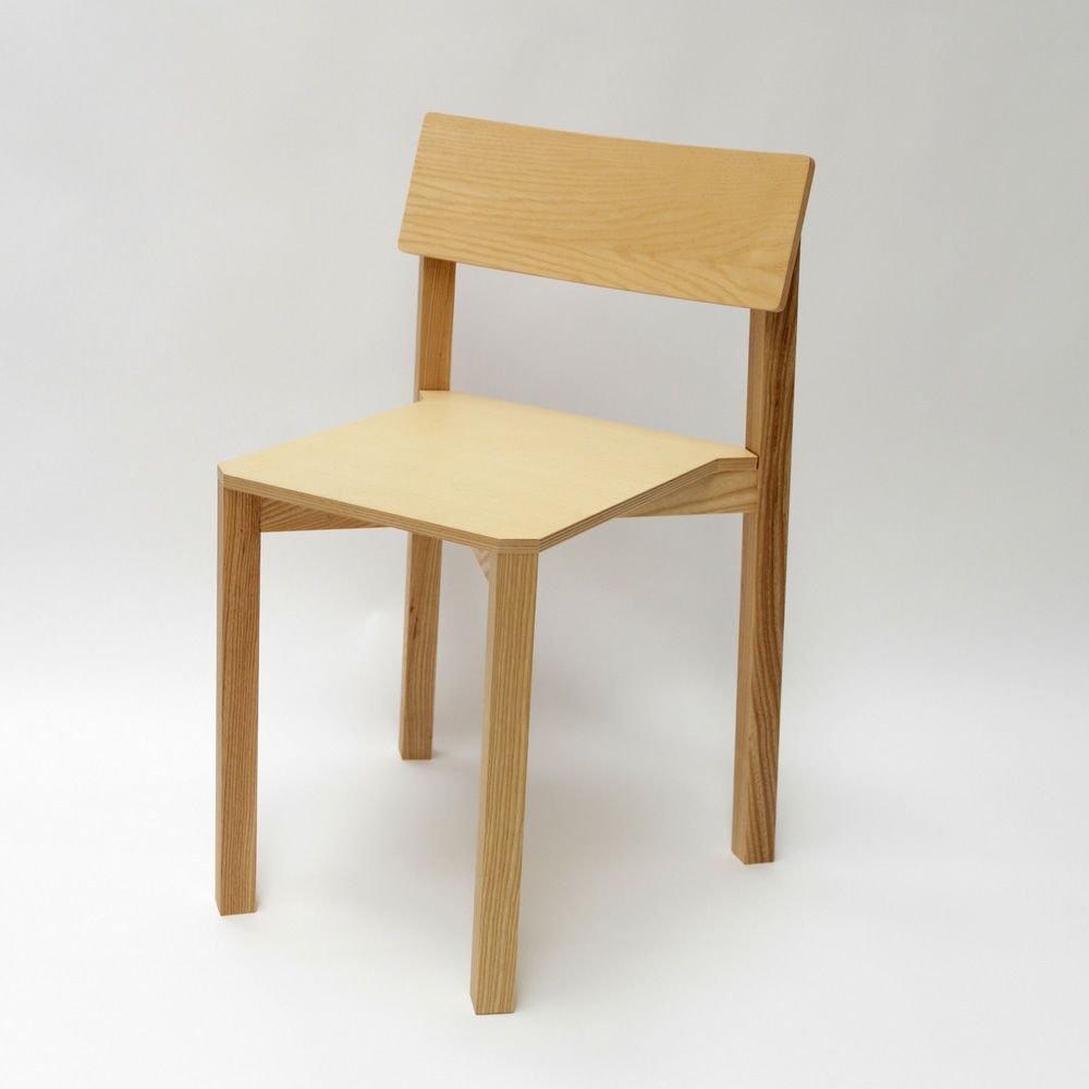 Simple One - Silla apilable Valsecchi de madera de fresno | Sediarreda.com