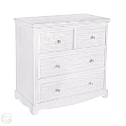 easy to handle together butter Ponza 4C - Shabby chic chest of drawers in wood, with four drawers |  Sediarreda.com