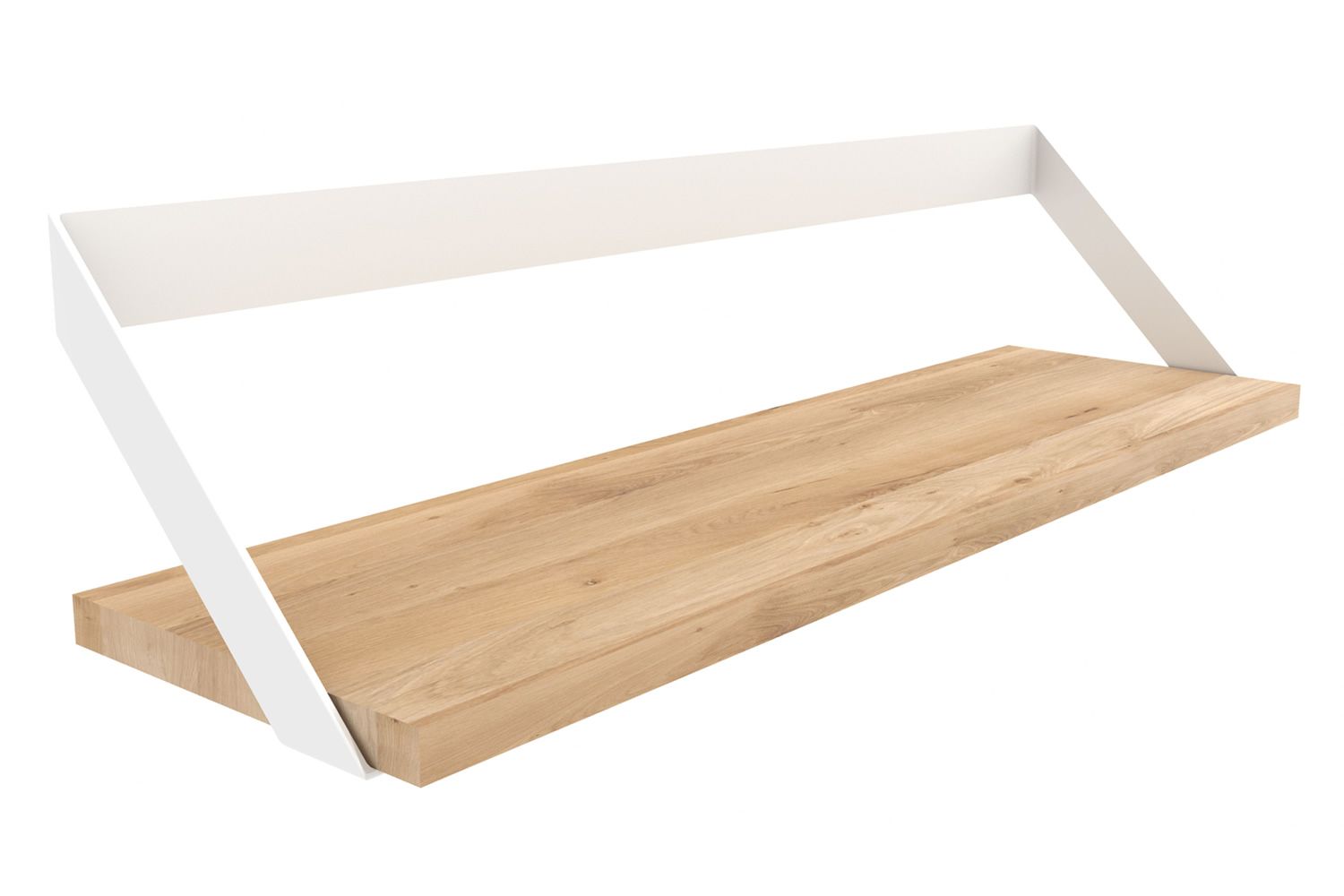 etagere murale metal blanc