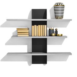 Connubia S Modular Shelves With Painted, Melamine Shelving Sizes