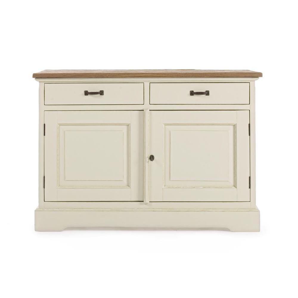 Johannesburg M Shabby chic sideboard in Indonesian wood and teak wood