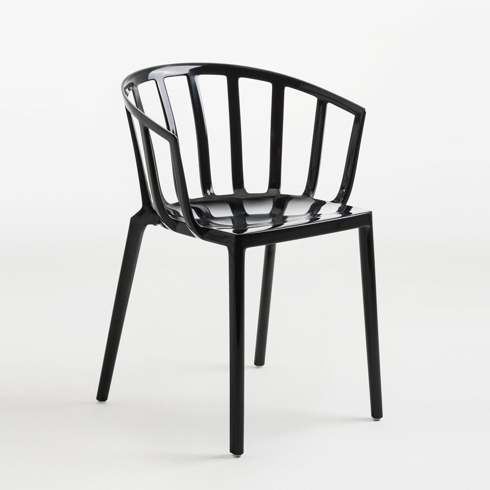 Venice Chaise Kartell de design en polycarbonate, empilable, pour