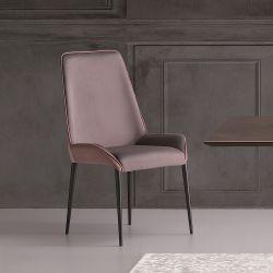 Melody-M Sedia moderna di Natisa con struttura in metallo e