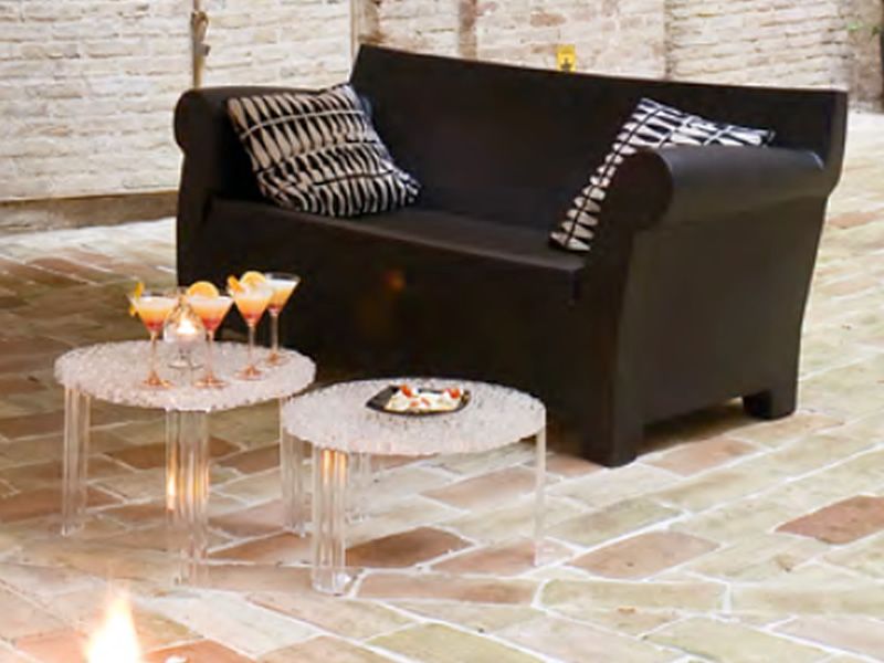 Bubble Club Sofa Canapé design Kartell, en polyéthylène pour jardin, 2