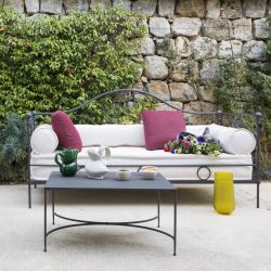 Tavolino Salotti Da Esterno In Ferro Battuto Esclusivo Set