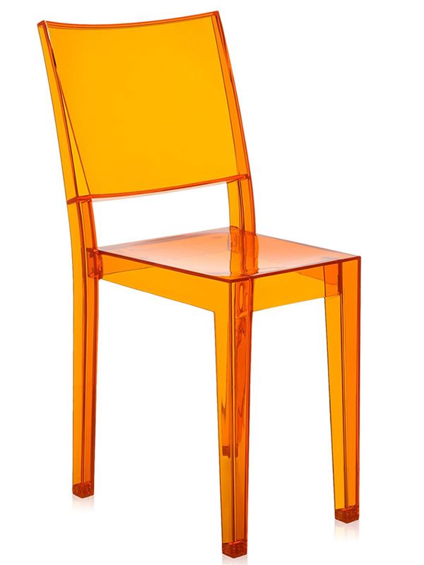 La Marie Chaise Kartell design, en polycarbonate transparent