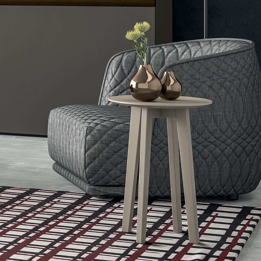 Comodino HOMIDEC 55 Cm Con 2 Cassetti - Struttura In Metallo, Tessuto, Bianco, Per Camera Da Letto E Soggiorno - Foto 6