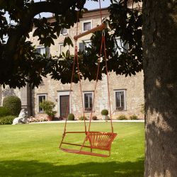 Lisa Swing - Metallschaukel Scab Design, bespannt mit nautischem Seil