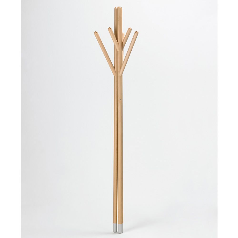 Stick Valsecchi design coat hanger made of wood, different finishes