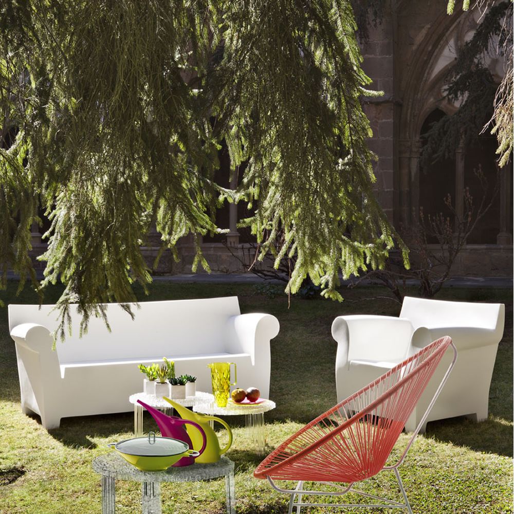 Bubble Club Sofa Kartell design sofa, suitable for garden, in polyethylene, 2 maxi seater