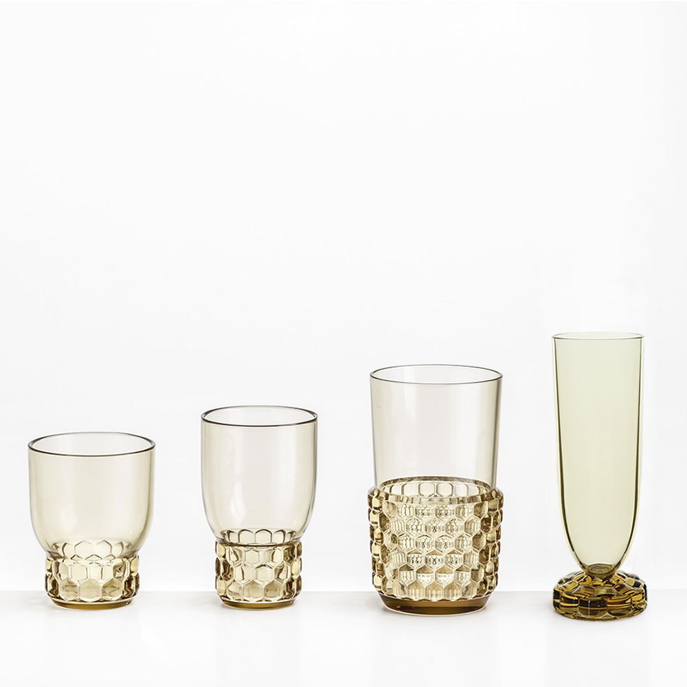 Jellies Family Kartell glasses in polymethylmethacrylate, available in