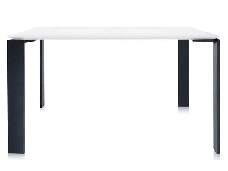 Four Soft Touch Design Kartell Table In Steel And Laminated