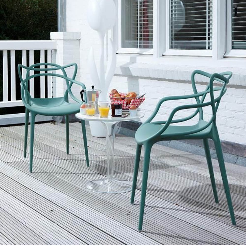 Masters Fauteuil Kartell design, en polypropylène, empilable, aussi