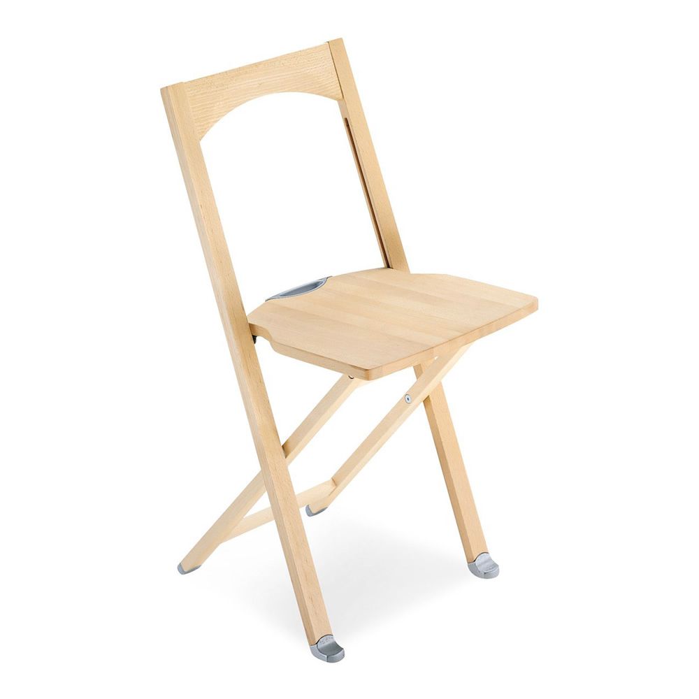 CB208 Olivia Connubia Calligaris folding chair in wood, different