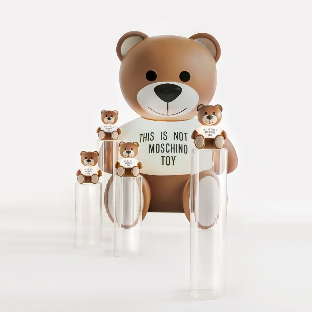 Toy Moschino Kartell table lamp, made of technopolymer, LED