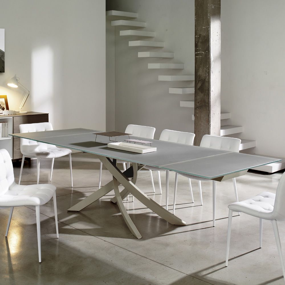 Artistico glass ext tavolo di design di bontempi casa for Tavolo di design