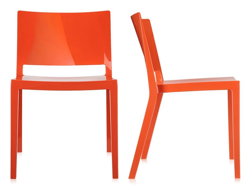 Lizz Sedia Kartell di design, in tecnopolimero, impilabile, anche per