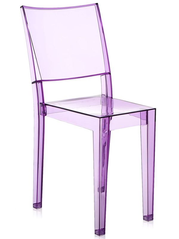 La Marie Chaise Kartell design, en polycarbonate transparent, empilable, aussi pour jardin