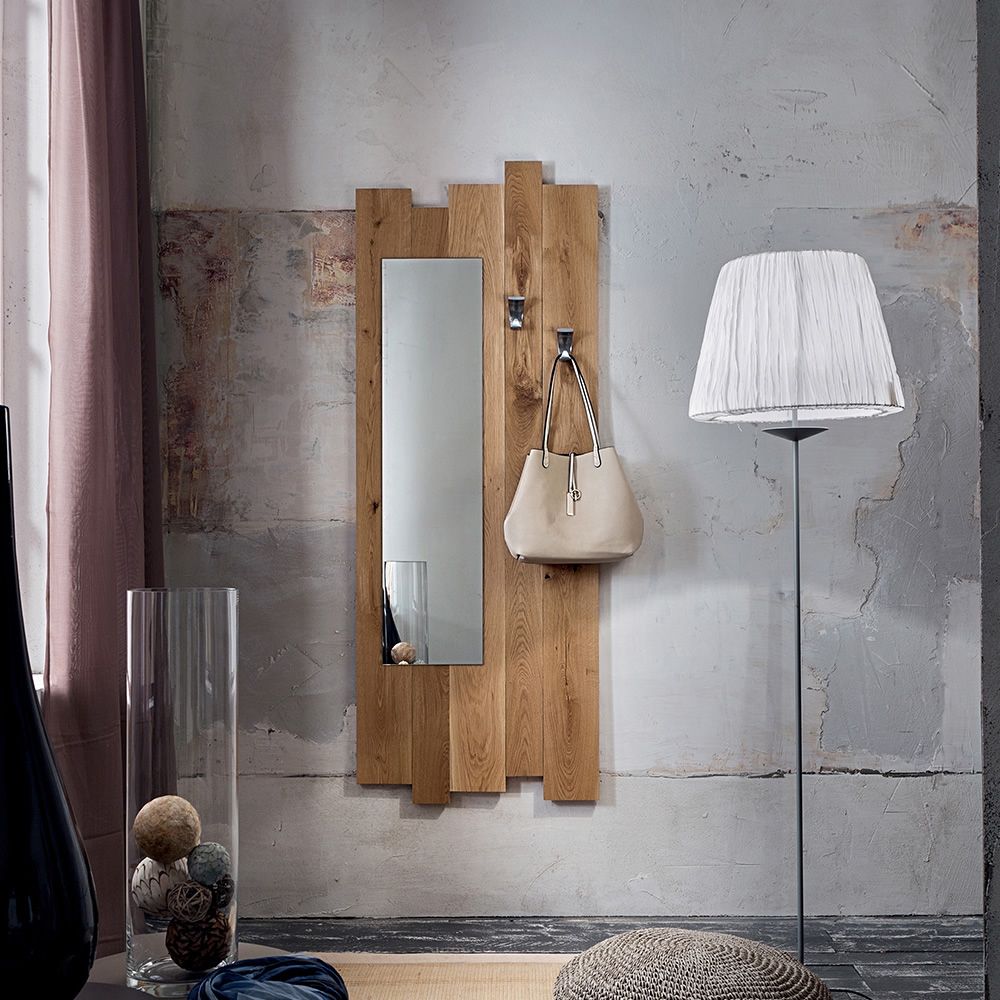 PA621 - Mueble de entrada con espejo y percheros | Sediarreda.com