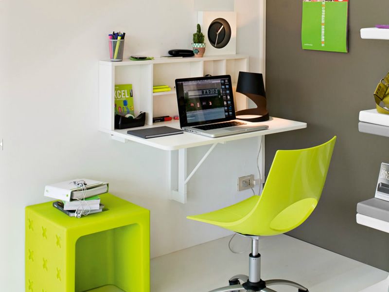 CB4061 Spacebox: Klapparer Wandtisch Connubia - Calligaris aus Melamin