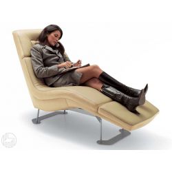 Matrix-Relax - Moderne Chaise Longue aus verschiedenen Stoffen