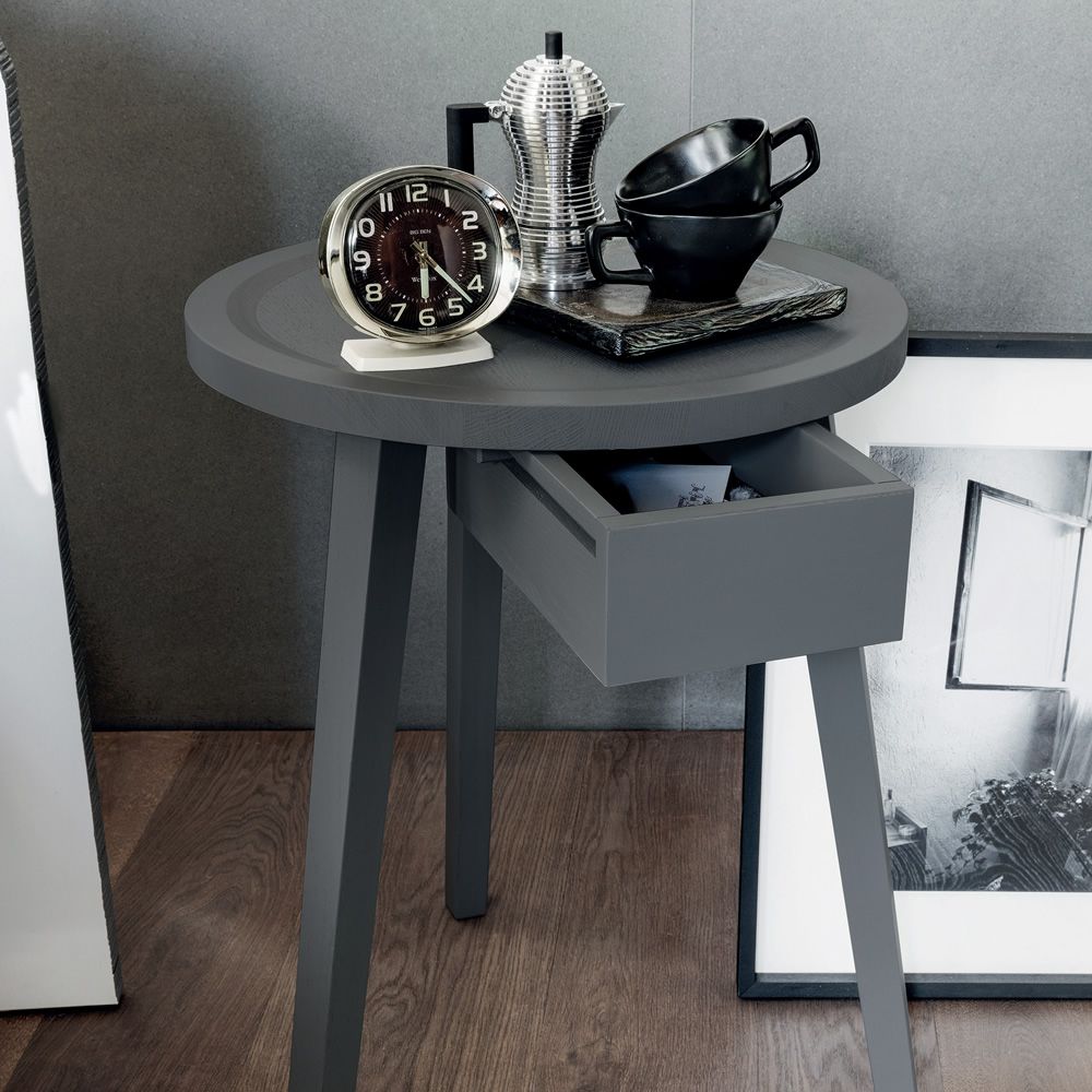 Gray 45 Gervasoni side tablebedside table, in solid wood, with