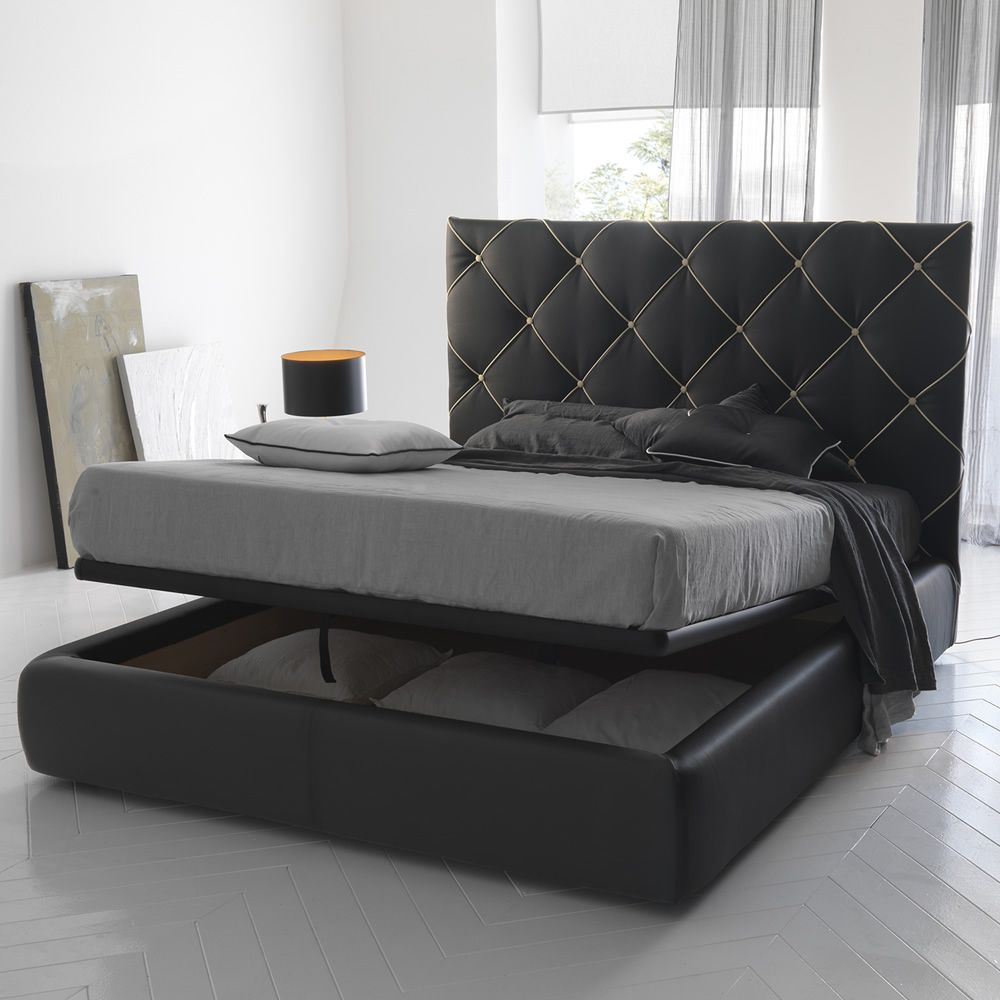 Dubai Padded double bed, several coverings available, also with