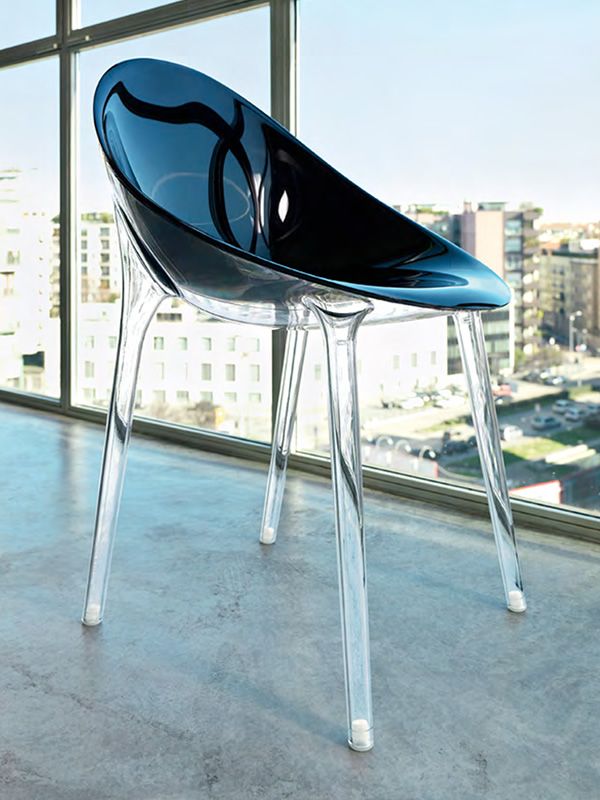 Mr. Impossible Chaise Kartell de design, en polycarbonate de