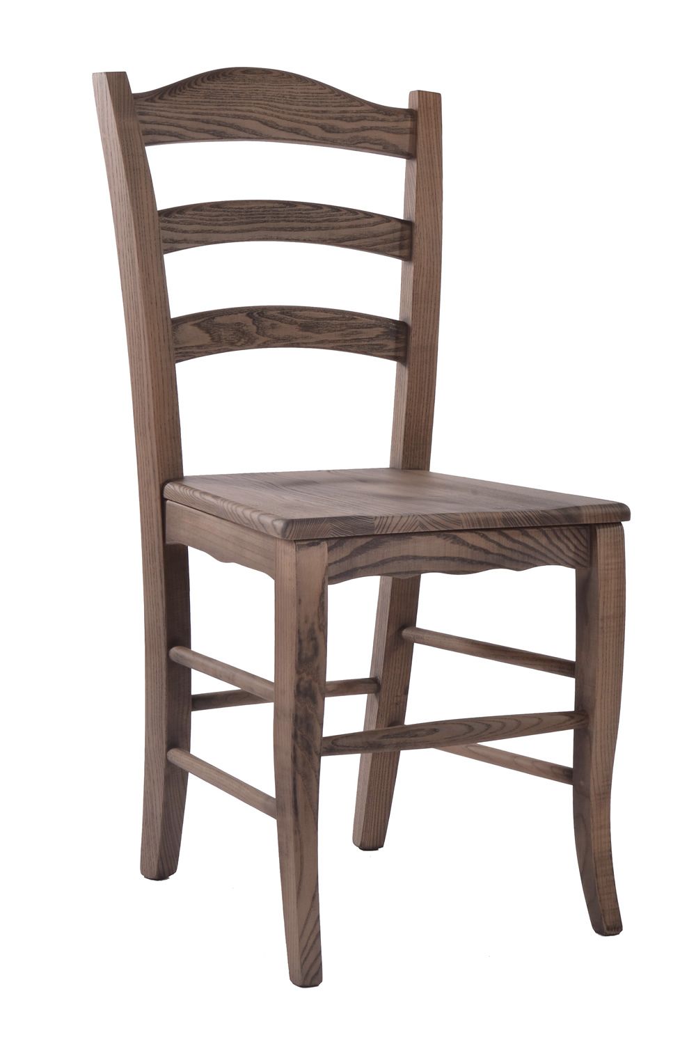 hires mu150 shabby chaise en frene pour bar a finition decapee couleur noisette effet patine assise en bois