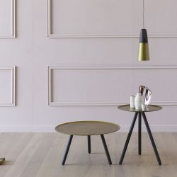 Pinocchio - Couchtisch Miniforms aus Holz und Metall, in verschiedenen