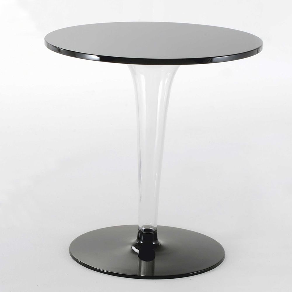 TopTop Round Coffee Table design Kartell, in plastic with aluminum