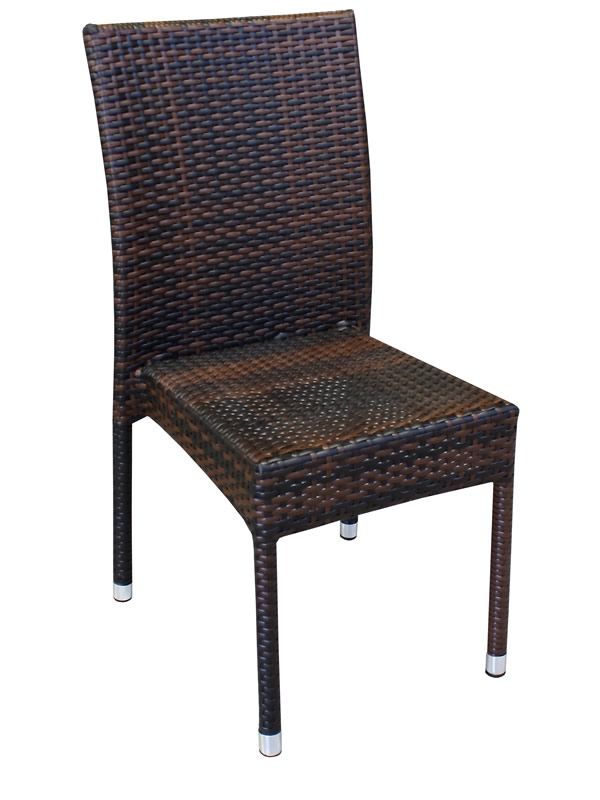 A80E Sedia per giardino in alluminio e simil rattan