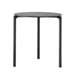 Jump TJ3 - Runder Tisch aus Aluminium mit Kompaktplatte, stapelbar, in