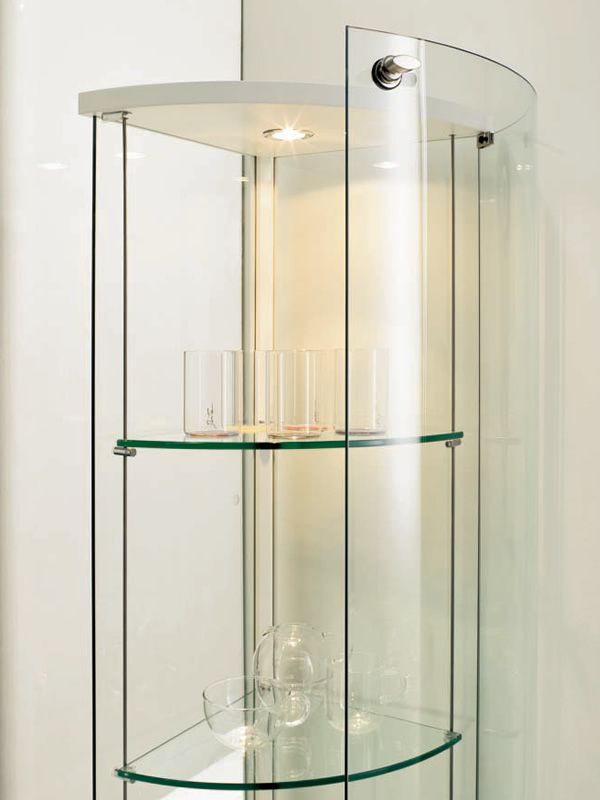 mobile angolare vetro