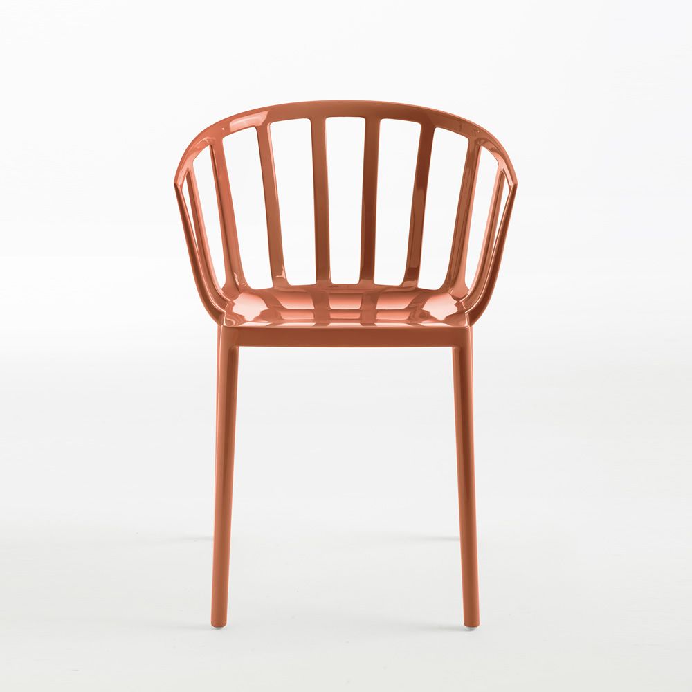 Venice Chaise Kartell de design en polycarbonate, empilable, pour extérieur aussi