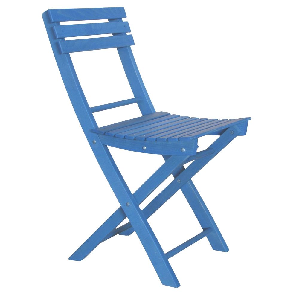 Basic - Klappbarer Stuhl aus massivem Buchenholz, auch für den Garten